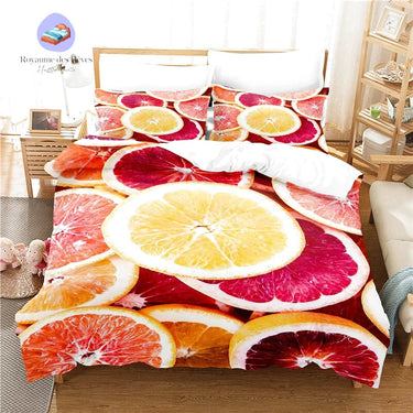 Housse de Couette Fruit Oranges Sanguines